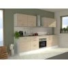 Tbs Cuisine Complete OSLO - L 300 Cm - Décor Chene - Plan De Travail Incl...