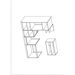 Tbs Cuisine Complete PREGO - L 270 Cm - Plan De Travail 210 Cm Inclus - Gr... -Pegane Shop cuisine complete prego l 270 cm plan de travail 210 cm inclus gris graphit 14069730 39072352 1140x1140