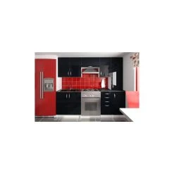 Meublesline Cuisine Complète 2m20 OXANE Laquée Brillant