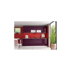 Meublesline Cuisine Complète 2m60 TARA Moderne Laquée Brillant