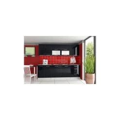 Meublesline Cuisine Complète 2m60 TARA Moderne Laquée Brillant