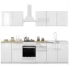 Dusine Cuisine Handys 6 éléments Vrai Laqué Blanc - Sans Poignées 2m