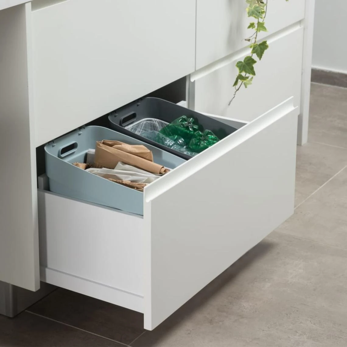 Curver Poubelle Ready To Collect 20 L Bleu Clair 1 Curver Poubelle Ready To Collect 20 L Bleu Clair