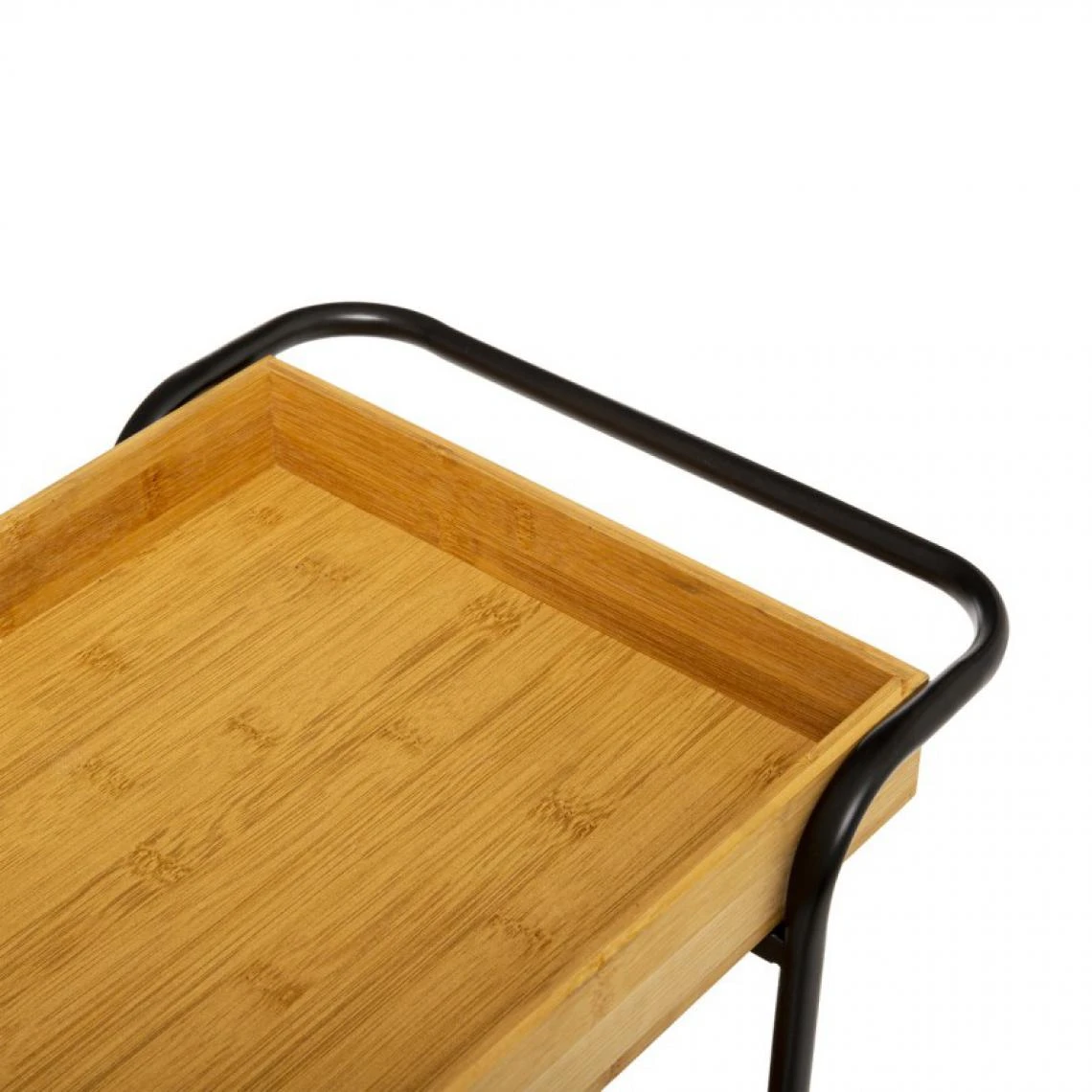 SANS MARQUE Desserte 3 Niveaux Bambou Et Métal 5Five - Naturel 4 SANS MARQUE Desserte 3 Niveaux Bambou Et Métal 5Five - Naturel – Image 4