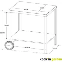 Cook In Garden Desserte De Jardin - MEDIA S 7 Cook In Garden Desserte De Jardin - MEDIA S -Pegane Shop desserte 80cm ginger 11 5kg 1140x1140
