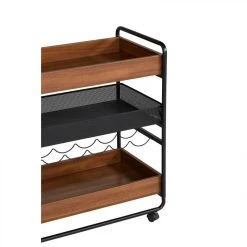 BUT Desserte à Roulettes JACK Noir -Pegane Shop desserte a roulettes jack hsp f5018a 11027386 28803516 1140x1140