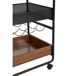 BUT Desserte à Roulettes JACK Noir -Pegane Shop desserte a roulettes jack hsp f5018a 11027386 28803520 1140x1140