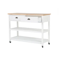 Beliani Desserte Blanche à Roulettes NAVARINO 8 Beliani Desserte Blanche à Roulettes NAVARINO -Pegane Shop desserte blanche a roulettes navarino 12173736 32373888 1140x1140