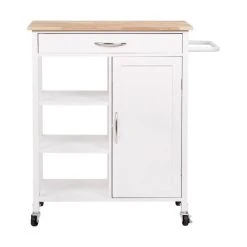 Tbs Desserte De Cuisine 1 Porte 1 Tiroir 3 En Hévéa - Blanc Laqué - L 7... -Pegane Shop desserte de cuisine 1 porte 1 tiroir 3 en hevea blanc laque l 74 x p 47 x h 91 cm enzo 14071360 39078310 1140x1140
