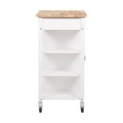 Tbs Desserte De Cuisine 1 Porte 1 Tiroir 3 En Hévéa - Blanc Laqué - L 7... -Pegane Shop desserte de cuisine 1 porte 1 tiroir 3 en hevea blanc laque l 74 x p 47 x h 91 cm enzo 14071360 39078314 1140x1140