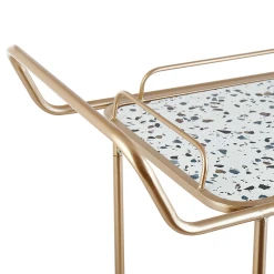 Beliani Desserte De Cuisine Blanche Et Doré GALENA -Pegane Shop desserte de cuisine blanche et dore galena 12173754 32373978 1140x1140