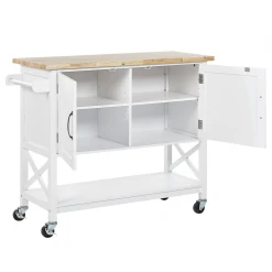 Beliani Desserte De Cuisine Blanche MELE -Pegane Shop desserte de cuisine blanche mele 12173722 32373818 1140x1140