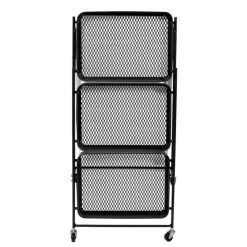 The Home Deco Factory Desserte Pliable En Métal 77 X 29 X 45 Cm. -Pegane Shop desserte de cuisine design pliante 77cm noir 11727700 30911848 1140x1140