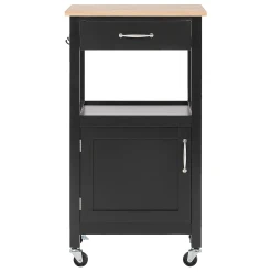 Beliani Desserte De Cuisine Noire SIENA -Pegane Shop desserte de cuisine noire siena 12173704 32373732 1140x1140