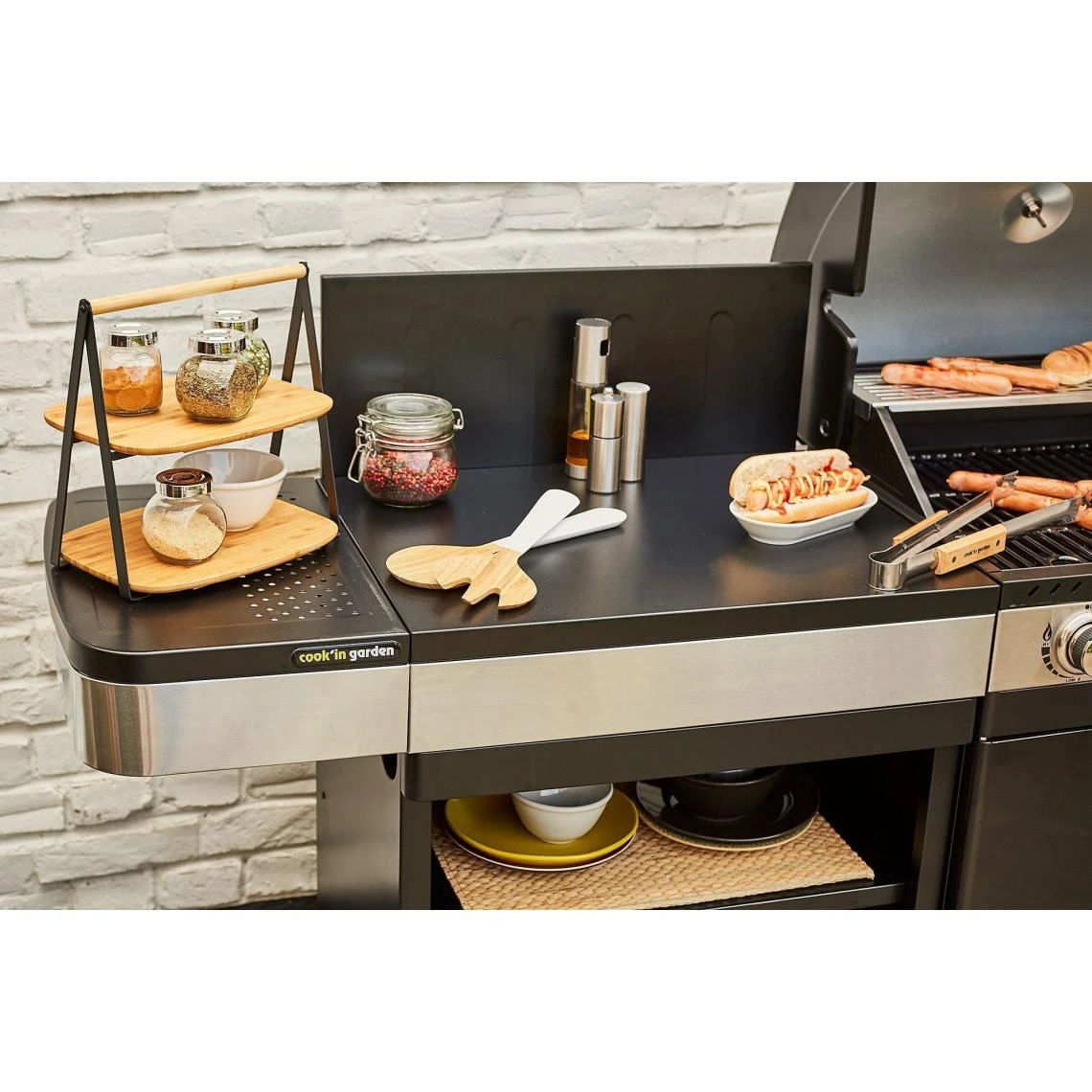 Cook In Garden Module Desserte Compatible FIDGI 3 Et 4 - Cuisine Extérieure 3 Cook In Garden Module Desserte Compatible FIDGI 3 Et 4 - Cuisine Extérieure – Image 3