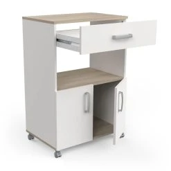 Pegane Desserte Micro-ondes Pour Cuisine Coloris Chêne Kronberg, Blanc Mat -... 7 Pegane Desserte Micro-ondes Pour Cuisine Coloris Chêne Kronberg, Blanc Mat -... -Pegane Shop desserte micro ondes pour cuisine coloris chene kronberg blanc mat longueur 596 x hauteur 883 x profondeur 412cm 13801216 38159902 1140x1140