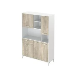 Pegane Shop -Pegane Shop eco buffet de cuisine l 120 cm decor chene 10711538 27887984 1140x1140