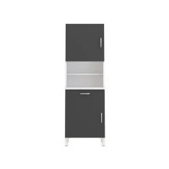 CSTORE ECO Buffet De Cuisine L 60 Cm - Gris Et Blanc Mat -Pegane Shop eco buffet de cuisine l 60 cm gris et blanc mat 11489240 30043492 1140x1140