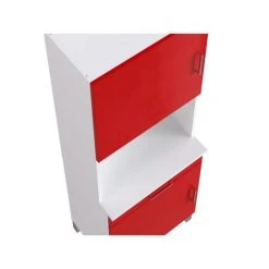 CSTORE ECO Buffet De Cuisine L 60 Cm - Rouge Et Blanc Mat -Pegane Shop eco buffet de cuisine l 60 cm rouge et blanc mat 11489246 30043522 1140x1140