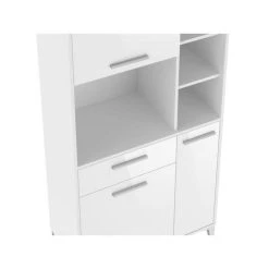 CSTORE ECO - Buffet De Cuisine L 80 Cm - Blanc Brillant -Pegane Shop eco buffet de cuisine l 80 cm blanc brillant 10711550 27888044 1140x1140