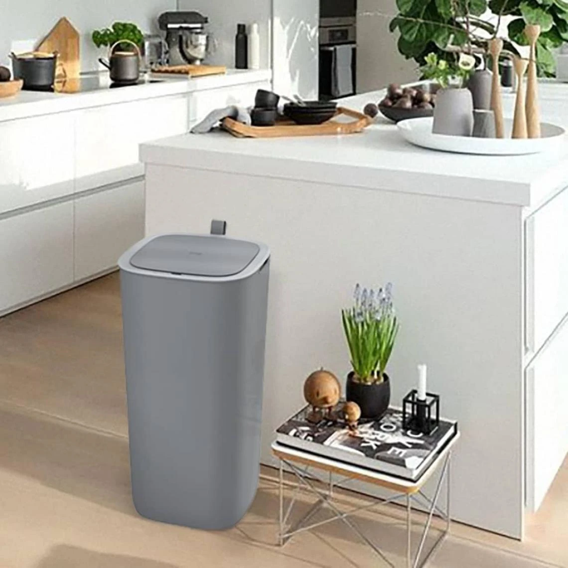 EKO Poubelle à Capteur Morandi Smart 30 L Gris 1 EKO Poubelle à Capteur Morandi Smart 30 L Gris