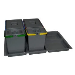 ELLETIPI Metropolis Ptc28 09050 7 F C10 PPV Poubelle De Tri Sélec...