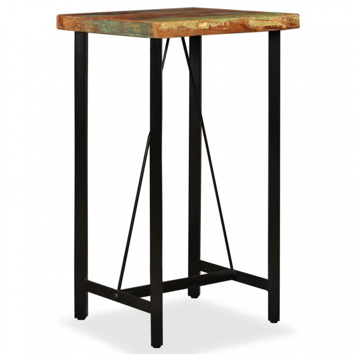 VIDAXL Ensemble De Bar 3 Pcs Bois De Récupération Massif - Brun - Ensembles... 2 VIDAXL Ensemble De Bar 3 Pcs Bois De Récupération Massif - Brun - Ensembles... - Image 2