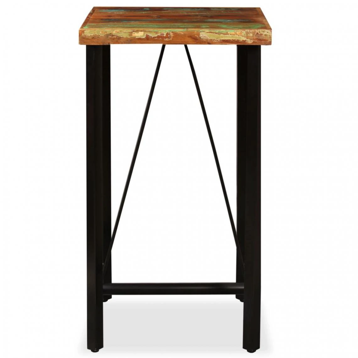 VIDAXL Ensemble De Bar 3 Pcs Bois De Récupération Massif - Brun - Ensembles... 3 VIDAXL Ensemble De Bar 3 Pcs Bois De Récupération Massif - Brun - Ensembles... - Image 3