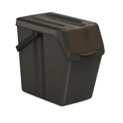 SANS MARQUE Ensemble De Poubelles De Tri Keden SORTI BOX 5x25l - Noir Recyclage -Pegane Shop ensemble de poubelles de tri keden sorti box 5x25l noir recyclage 13911898 38578644 1140x1140