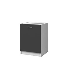 CSTORE EXTRA - Meuble Bas De Cuisine 60cm - Gris Mat