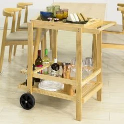 SoBuy® FKW95-N Chariot De Service à Roulettes Chariot De Cuisine En ... 7 SoBuy® FKW95-N Chariot De Service à Roulettes Chariot De Cuisine En ... -Pegane Shop fkw95 n y002