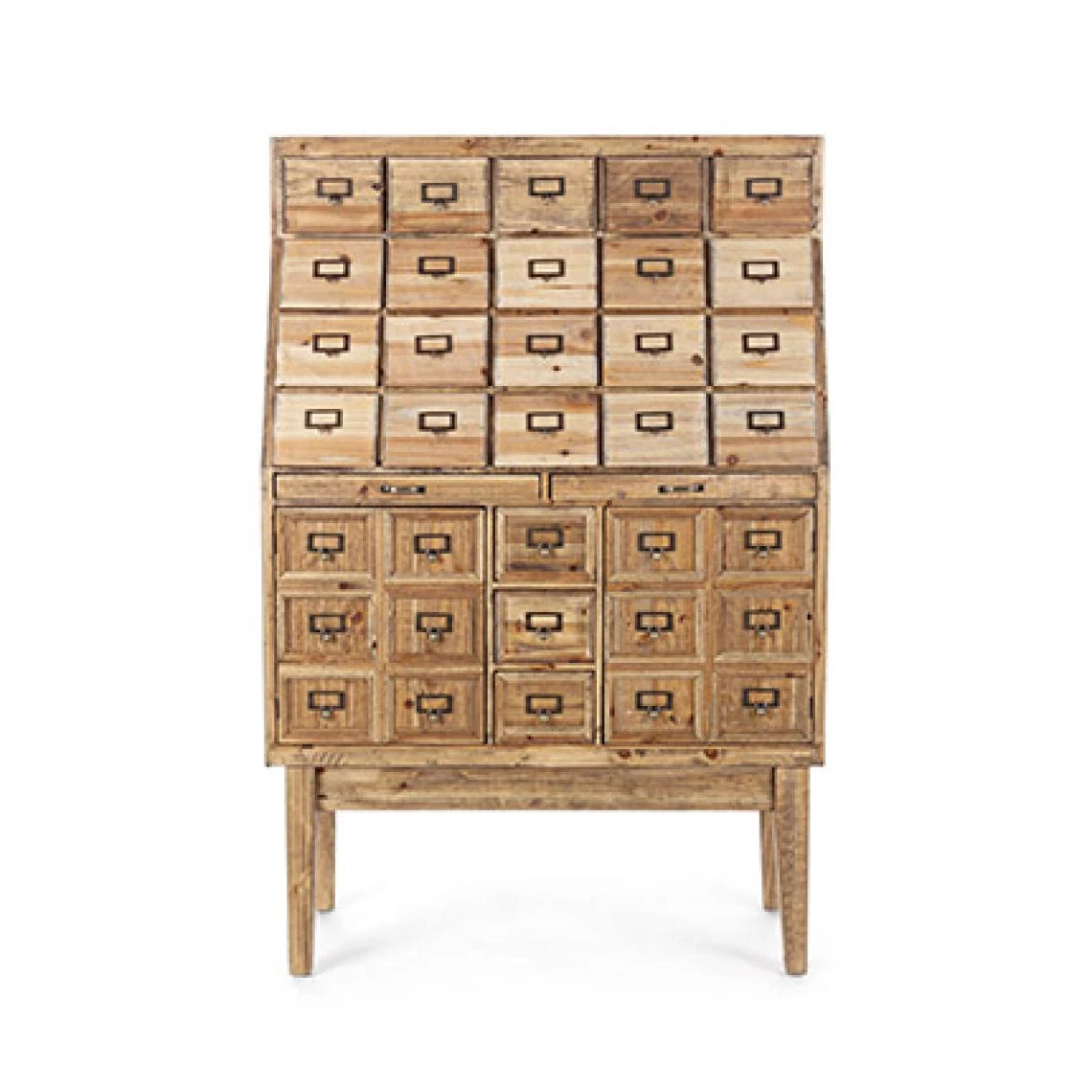 MES Garde Manger 2 Portes 25 Tiroirs 90x38x130 Cm En Pin Naturel 1 MES Garde Manger 2 Portes 25 Tiroirs 90x38x130 Cm En Pin Naturel