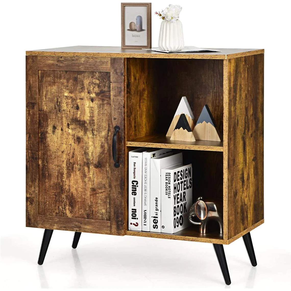 GIANTEX Meuble De Rangement, Buffet De Cuisine, Avec Etagères Réglab... 1 GIANTEX Meuble De Rangement, Buffet De Cuisine, Avec Etagères Réglab...