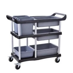 Bcelec GX-032E Chariot De Débarrassage Et Dressage, Desserte De Cuisine, Ser...