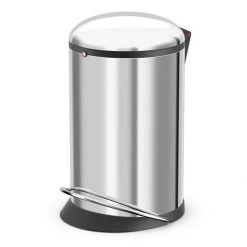 Hailo Poubelle à Pédale Harmony M 12 L Acier Inoxydable