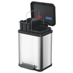 Hailo Poubelle à Pédale Oko Duo Plus Taille M 2x9 L Acier Inox 0622-... -Pegane Shop hailo poubelle a pedale oko duo plus taille m 2x9 l acier inox 0622 200 11523040 30186748 1140x1140