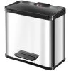 Hailo Poubelle à Pédale Oko Trio Plus Taille L 3x9 L Acier Inox 0633...