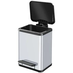 Hailo Poubelle à Pédale Oko Uno Plus Taille M 17 L Argenté 0619-220 -Pegane Shop hailo poubelle a pedale oko uno plus taille m 17 l argente 0619 220 11523080 30186928 1140x1140 1