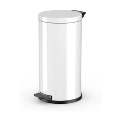 Hailo Poubelle à Pédale Solid L, 18 Litres, Blanc ()