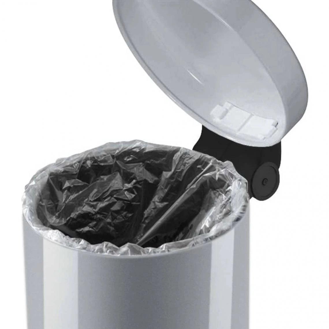 Hailo Poubelle à Pédale Solid S 3 L Argenté 2 Hailo Poubelle à Pédale Solid S 3 L Argenté - Image 2