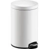 Helit Poubelle à Pédale 'the Silent', 12 Litres, Blanc ()