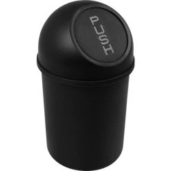 Helit Poubelle 'the Flip', 6 Litres, Noir ()
