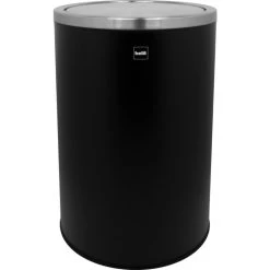 Helit Poubelle 'the Swing', 50 Litres, Noir ()