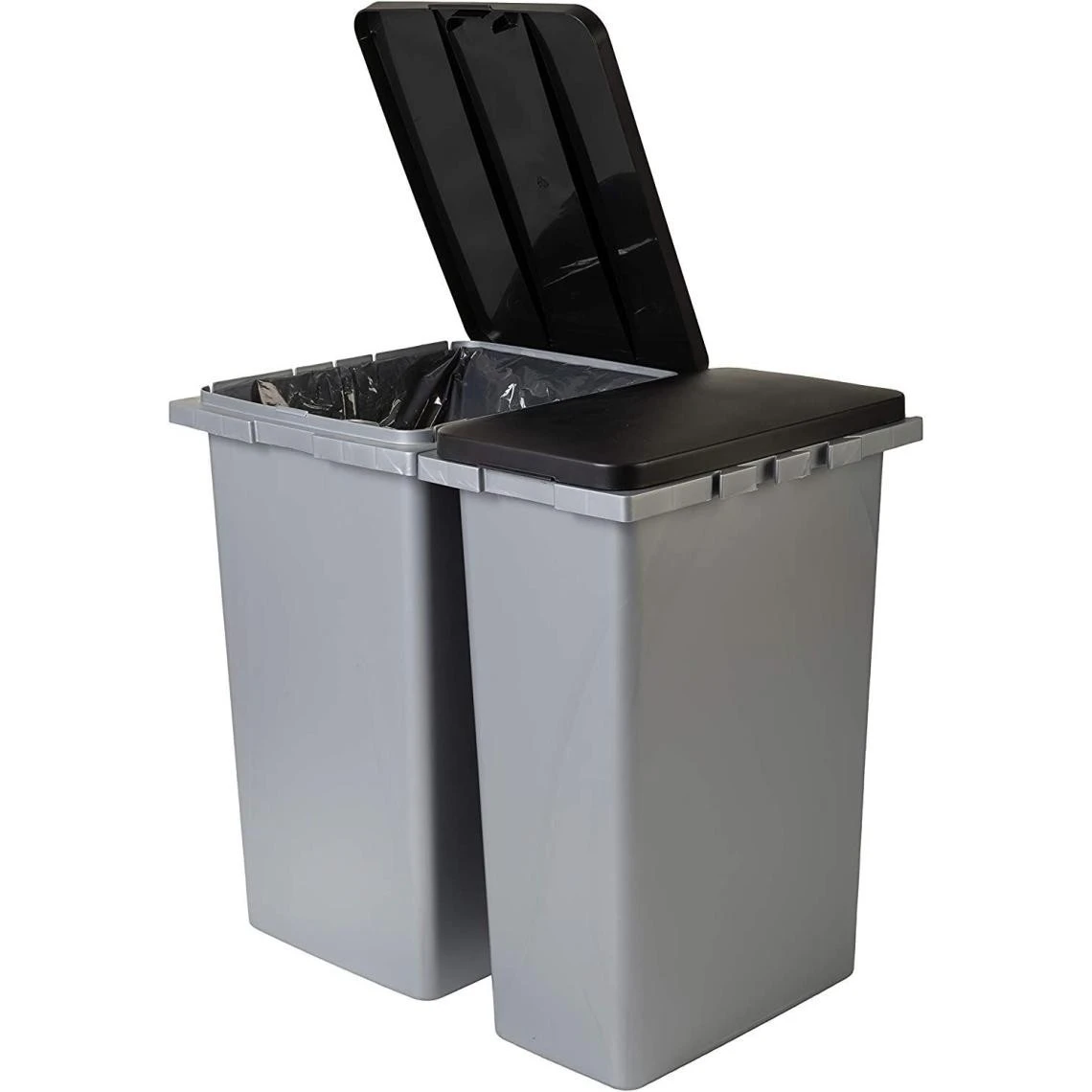 Iris Ohyama, Lot De 2 Poubelles Pour 1 Iris Ohyama, Lot De 2 Poubelles Pour