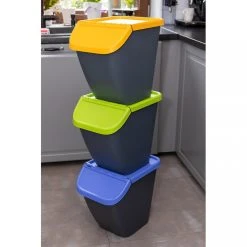 Jeu De 3 Corbeilles De Tri Sélectif 3x23L BranQ Pélican 7 Jeu De 3 Corbeilles De Tri Sélectif 3x23L BranQ Pélican -Pegane Shop jeu de 3 corbeilles de tri selectif 3x23l branq pelican 12623402 33895070 1140x1140