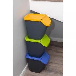 Jeu De 3 Corbeilles De Tri Sélectif 3x23L BranQ Pélican 8 Jeu De 3 Corbeilles De Tri Sélectif 3x23L BranQ Pélican -Pegane Shop jeu de 3 corbeilles de tri selectif 3x23l branq pelican 12623402 33895072 1140x1140