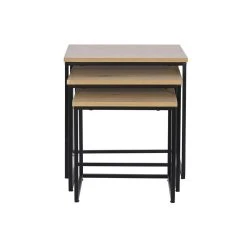 Jeu De 3 Tables DKD Home Decor Noir Métal 45 X 45 X 45 Cm Bois MDF 6 Jeu De 3 Tables DKD Home Decor Noir Métal 45 X 45 X 45 Cm Bois MDF -Pegane Shop jeu de 3 tables dkd home decor noir metal 45 x 45 x 45 cm bois mdf 14106704 39297174 1140x1140