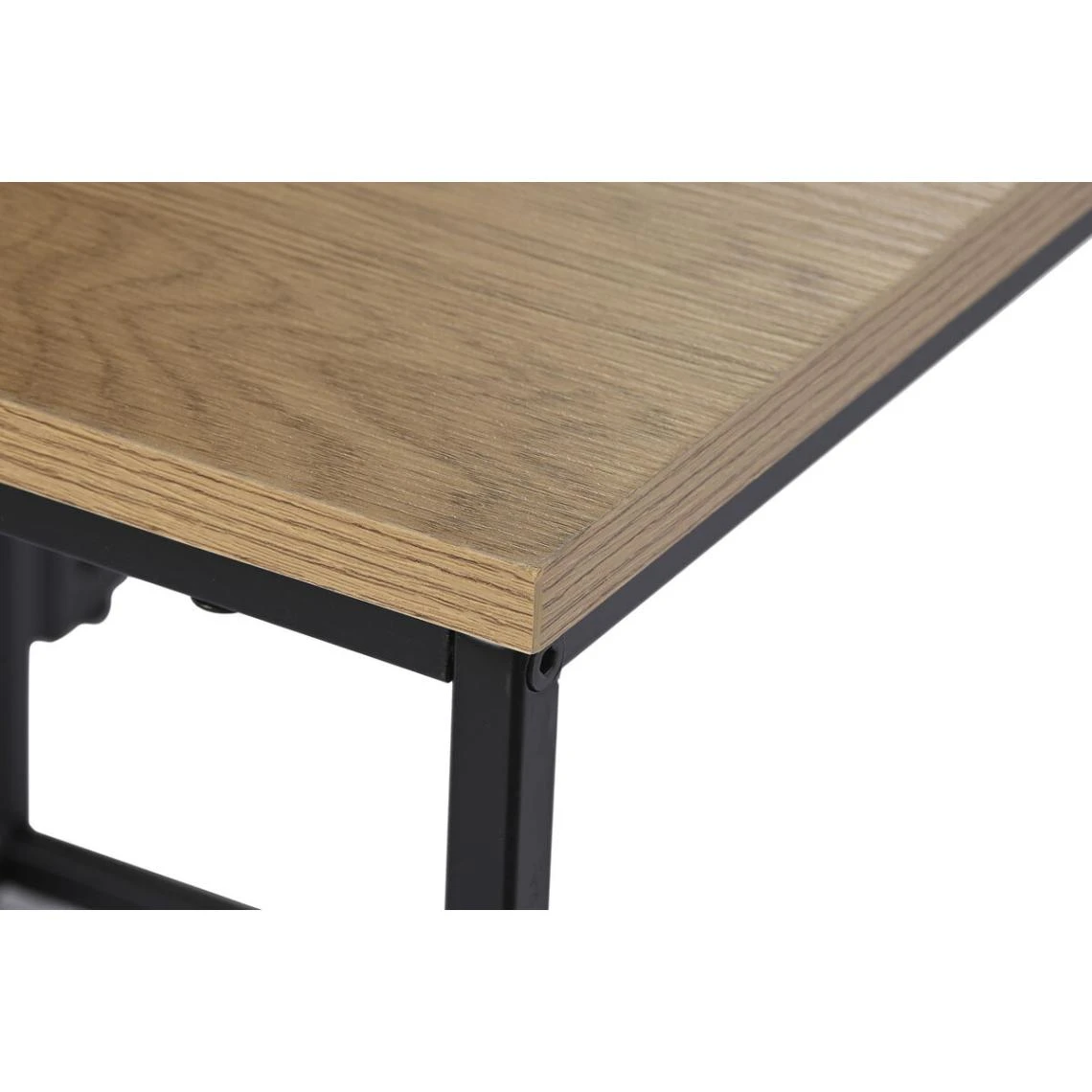 Jeu De 3 Tables DKD Home Decor Noir Métal 45 X 45 X 45 Cm Bois MDF 4 Jeu De 3 Tables DKD Home Decor Noir Métal 45 X 45 X 45 Cm Bois MDF – Image 4