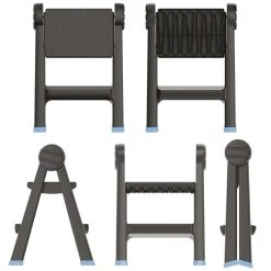 SANS MARQUE Keden TITAN LADDER échelle D'atelier - Bleu Clair -Pegane Shop keden titan ladder echelle datelier bleu clair 13911942 38578792 1140x1140