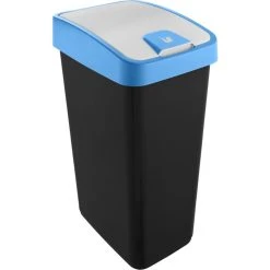 Keeeper Poubelle 'magne', 45 Litres, Graphite / Bleu ()